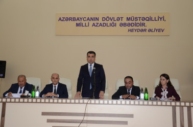 Saatlıda Yeni Azərbaycan Partiyasının VIII Qurultayına həsr olunmuş tədbir keçirilib
