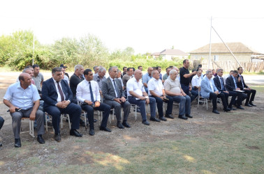 Saatlı rayonu Hacıqasımlı kəndində səyyar qəbul keçirildi