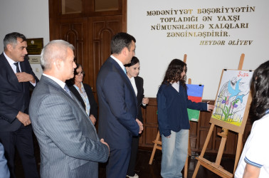 Saatlı rayonunda “Zəfərin rəngli izləri” adlı rəsm sərgisi keçirilib.
