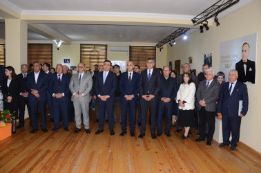 Saatlı rayonunda Ulu Öndər Heydər Əliyevin anadan olmasının 103 illiyinə həsr olunmuş sərgi təşkil edilib
