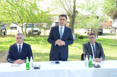 Saatlı Rayon İcra Hakimiyyəti başçısının növbəti səyyar görüş-qəbulu Qazanbatan kəndində keçirilmişdir