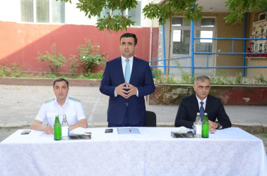 Saatlı rayonu Dədə Qorqud kəndində səyyar qəbul keçirildi