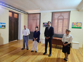 Saatlı Dövlət Rəsm Qalereyasında “Sülh aylığı” çərçivəsində əl işlərindən ibarət sərgi keçirilib
