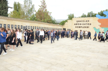 27 Sentyabr - Anım Günü ilə bağlı Saatlı rayonunda “Qarabağ Azərbaycandır!” adlı ümumrayon tədbiri keçirildi