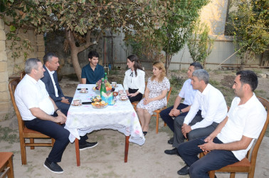 20 Sentyabr – Dövlət Suverenliyi Günü ilə əlaqədar Saatlıda bir qrup antiterror əməliyyatı iştirakçıları və onların ailələri ziyarət olunub