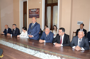 Saatlı rayonunda Ulu Öndər Heydər Əliyevin anadan olmasının 103 illiyi münasibətilə tədbir keçirildi