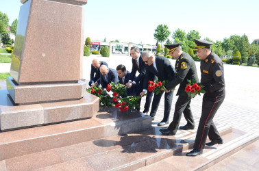 Saatlı rayonunda Ulu Öndər Heydər Əliyevin anadan olmasının 103 illiyi münasibətilə tədbir keçirildi
